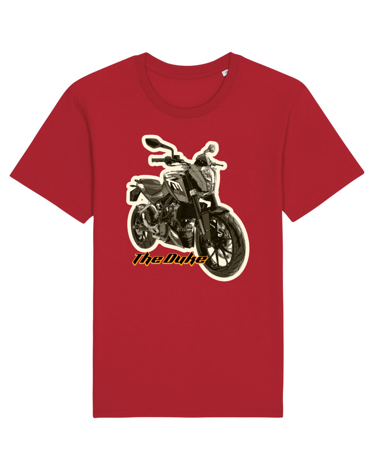 Tricou mânecă scurtă Unisex Rocker Red