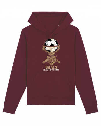 Football Goals Burgundy