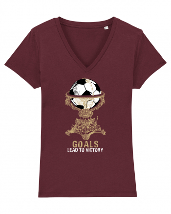 Football Goals Burgundy