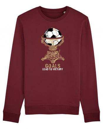 Football Goals Burgundy