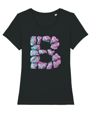 Litera B - 3D Black