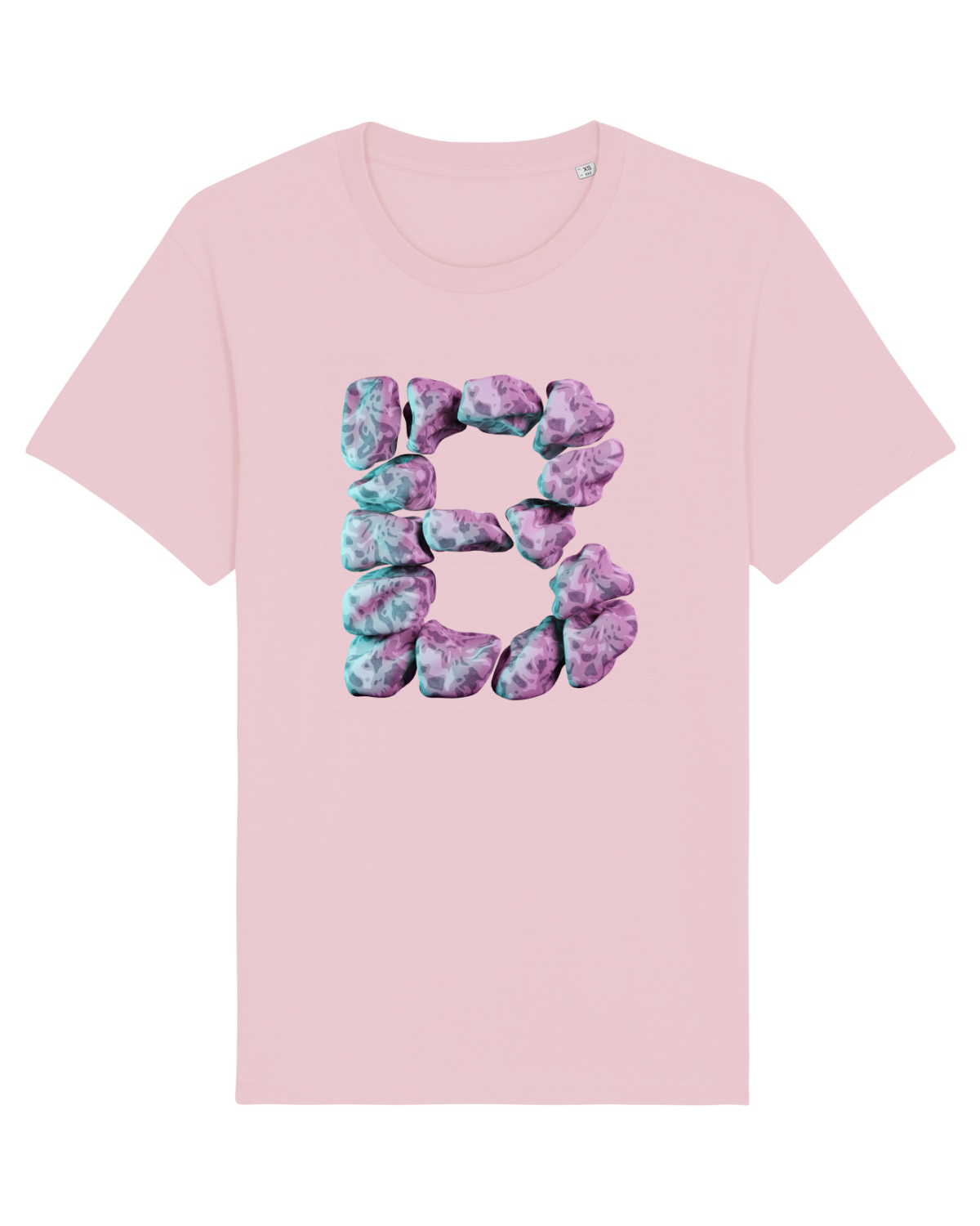 Tricou mânecă scurtă Unisex Rocker Cotton Pink