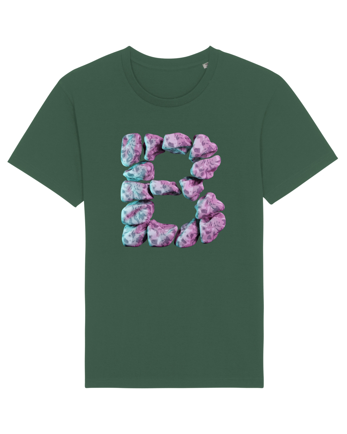 Tricou mânecă scurtă Unisex Rocker Bottle Green
