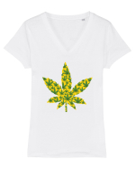 Mary Jane Tricou mânecă scurtă guler V Damă Evoker