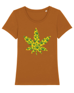 Mary Jane Tricou mânecă scurtă guler larg fitted Damă Expresser