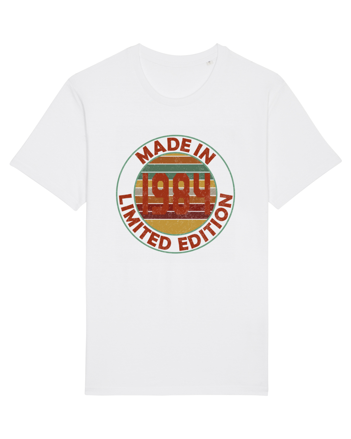 Tricou mânecă scurtă Unisex Rocker White