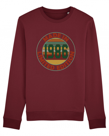 Made In 1986 Limited Edition Burgundy