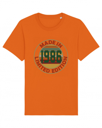 Made In 1986 Limited Edition Bright Orange