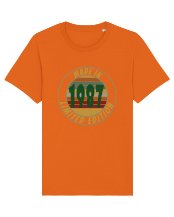 Made In 1987 Limited Edition Bright Orange