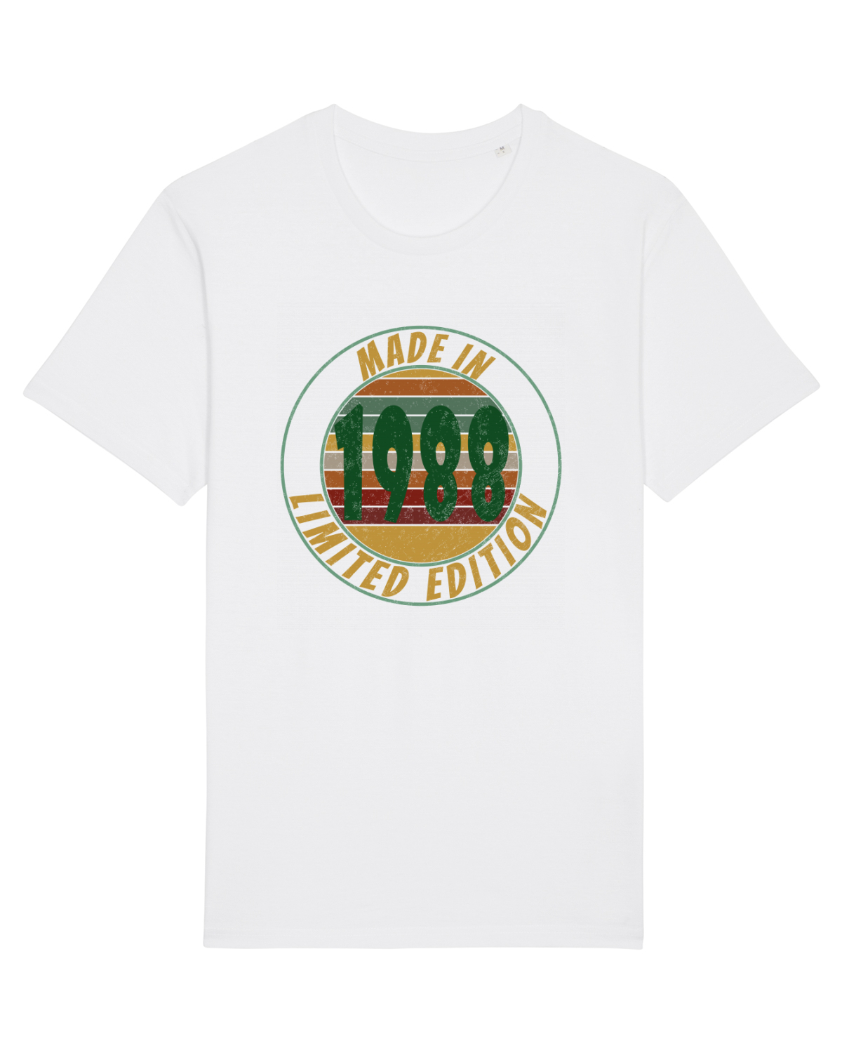 Tricou mânecă scurtă Unisex Rocker White