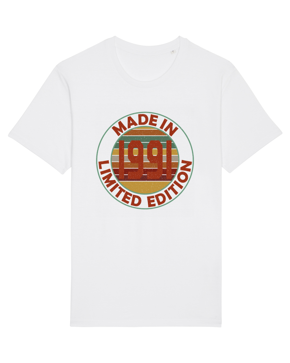 Tricou mânecă scurtă Unisex Rocker White