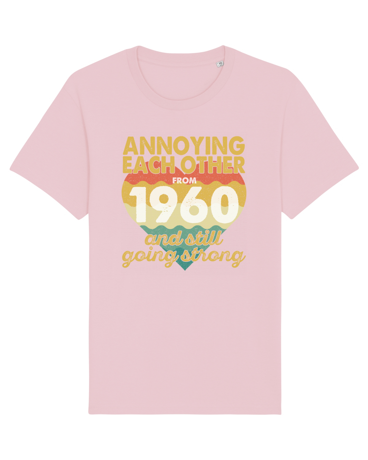 Tricou mânecă scurtă Unisex Rocker Cotton Pink