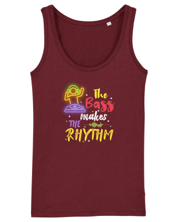 The bass make the rhythm Burgundy