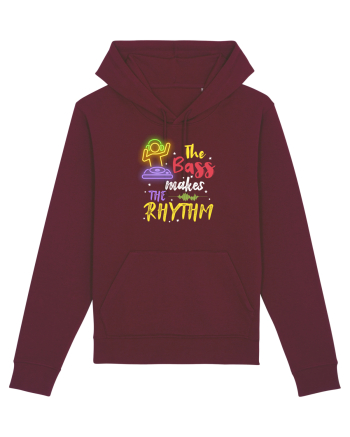 The bass make the rhythm Burgundy