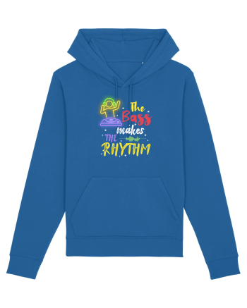 The bass make the rhythm Royal Blue