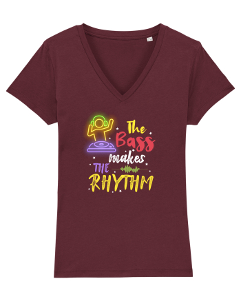 The bass make the rhythm Burgundy