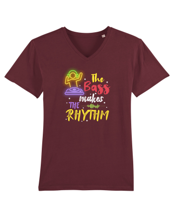 The bass make the rhythm Burgundy