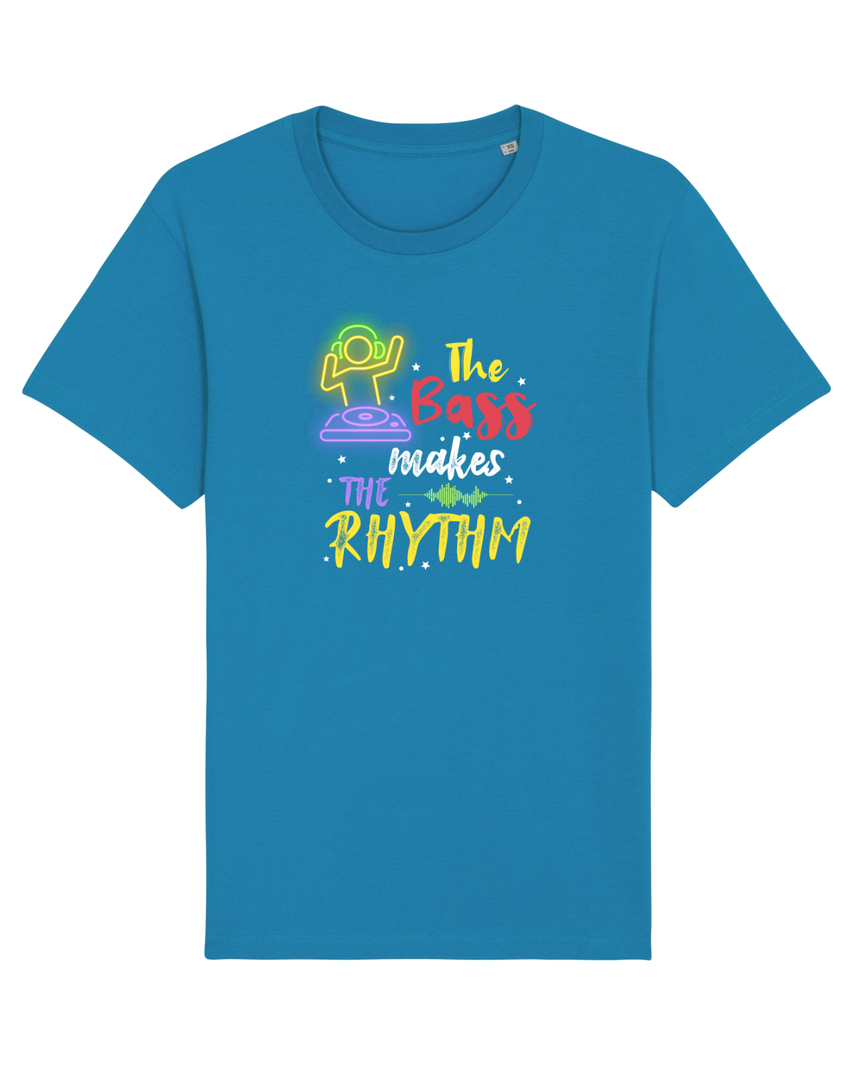 Tricou mânecă scurtă Unisex Rocker Azur