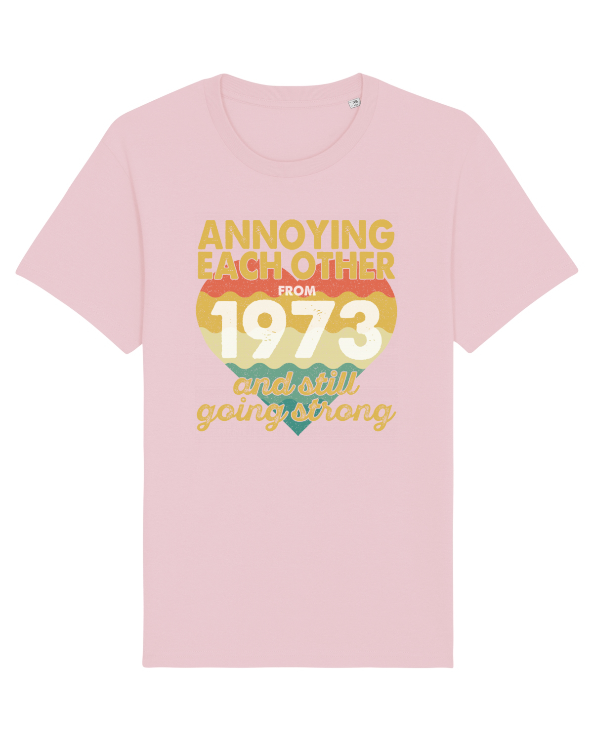 Tricou mânecă scurtă Unisex Rocker Cotton Pink