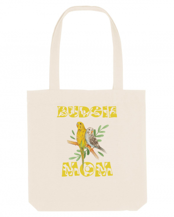 Mama de perus Budgie mom desen manual cu papagali retro Natural