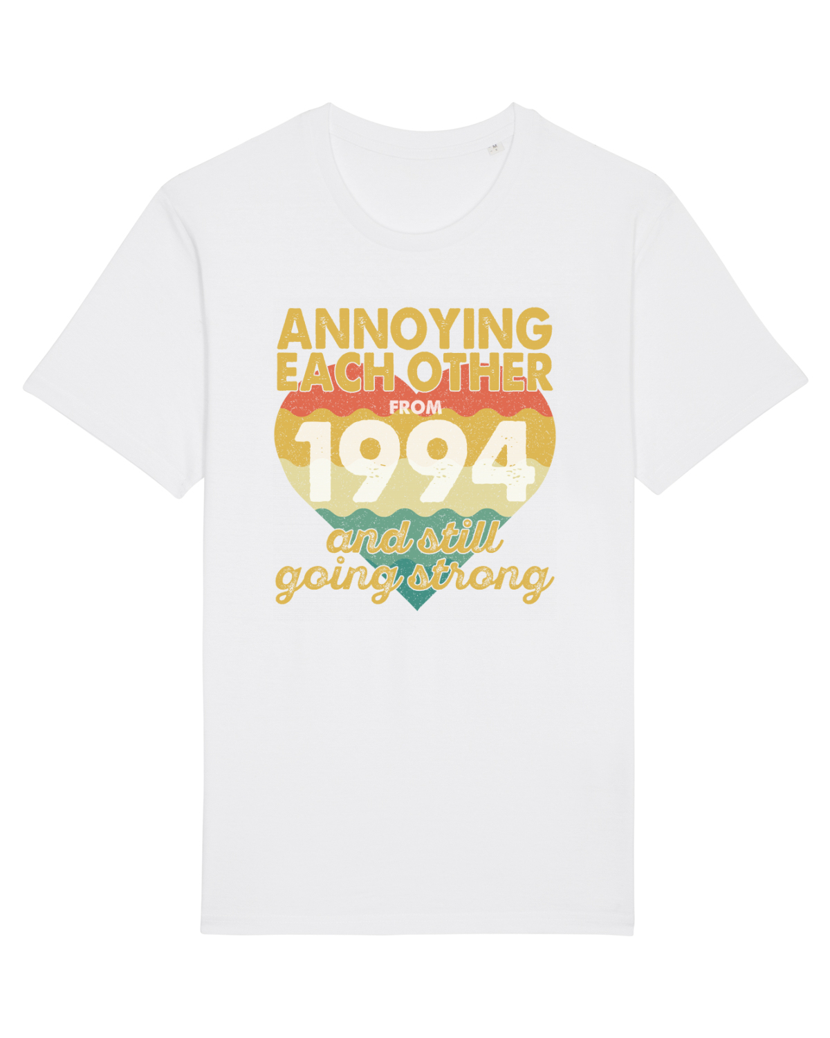 Tricou mânecă scurtă Unisex Rocker White