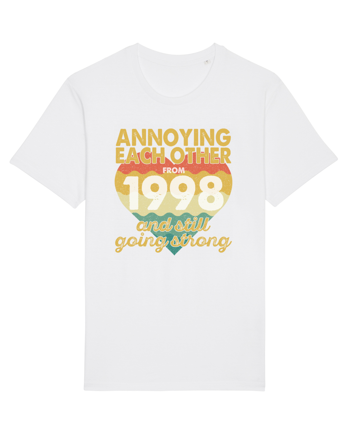 Tricou mânecă scurtă Unisex Rocker White