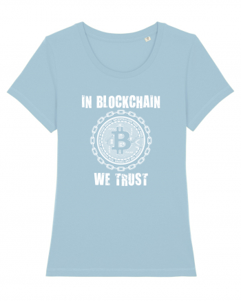 In blockchain we trust Sky Blue