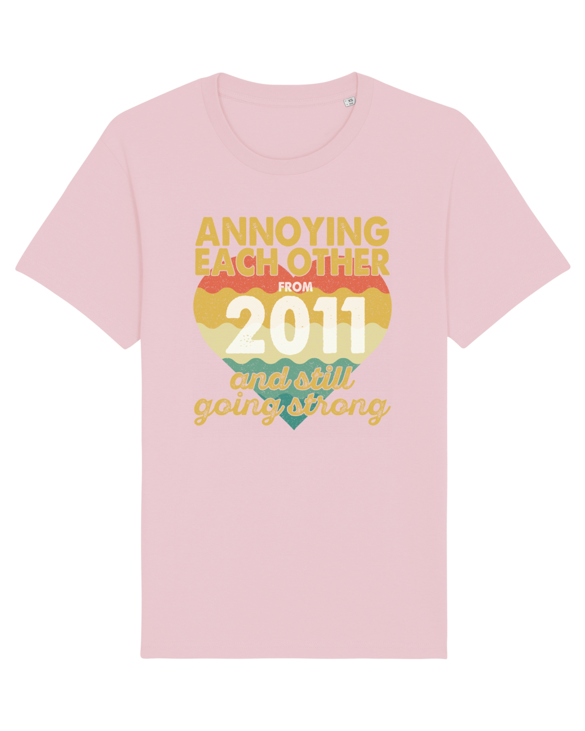 Tricou mânecă scurtă Unisex Rocker Cotton Pink