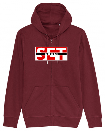 Set Goals Burgundy