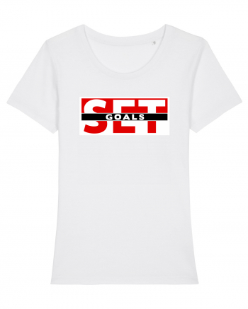 Set Goals White