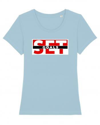 Set Goals Sky Blue