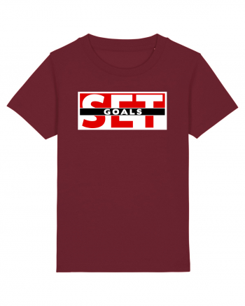 Set Goals Burgundy