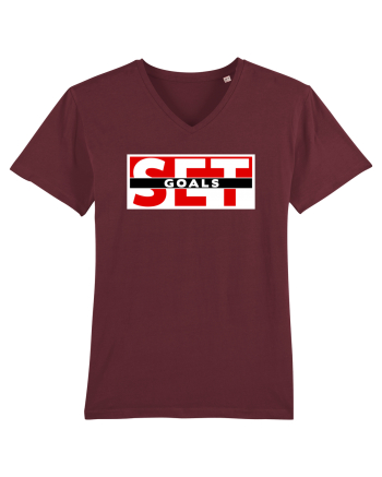 Set Goals Burgundy