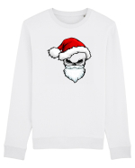 Skull Santa Claus Bluză mânecă lungă Unisex Rise