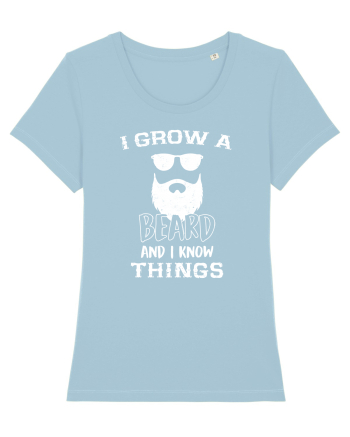  Grow a beard Sky Blue