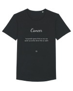 cancer i purposely ognore... Tricou mânecă scurtă guler larg Bărbat Skater