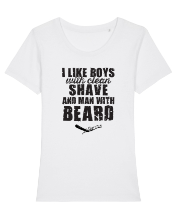 Man with beard White