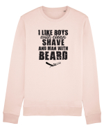 Man with beard Bluză mânecă lungă Unisex Rise
