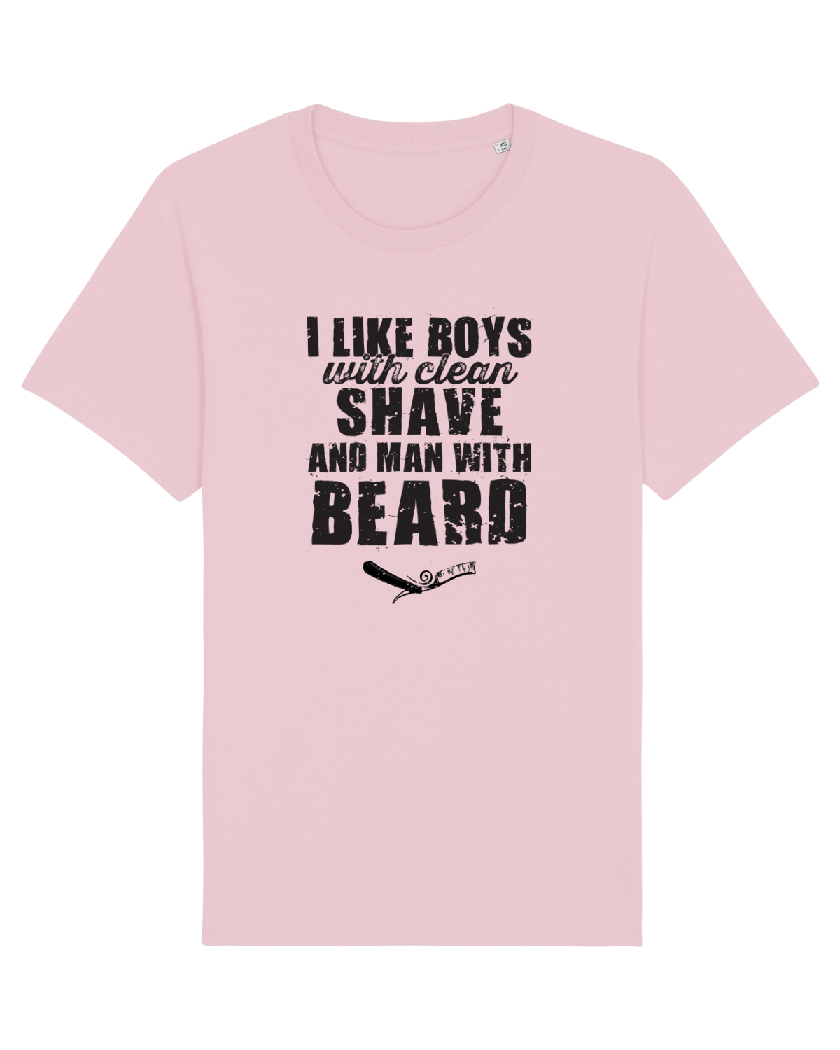 Tricou mânecă scurtă Unisex Rocker Cotton Pink