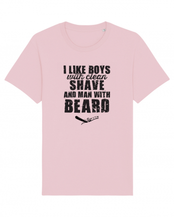 Man with beard Cotton Pink