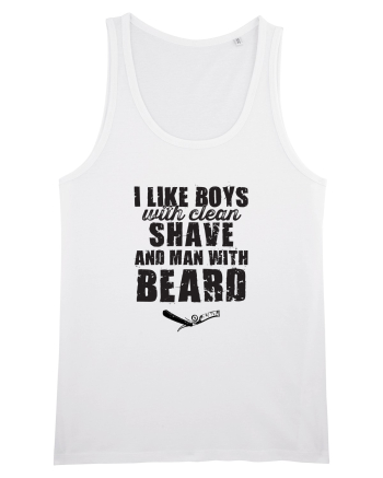 Man with beard White