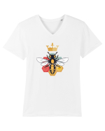 Queen bee Tricou mânecă scurtă guler V Bărbat Presenter