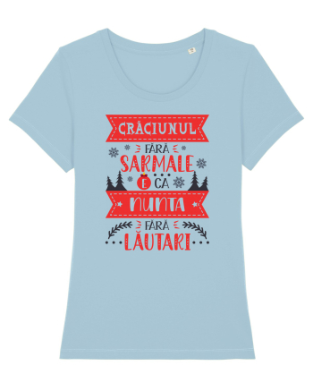 Crăciunul fără sarmale - v3 Sky Blue