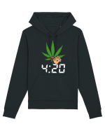 4 20 Funny Trippy Smoking Green Hanorac Unisex Drummer