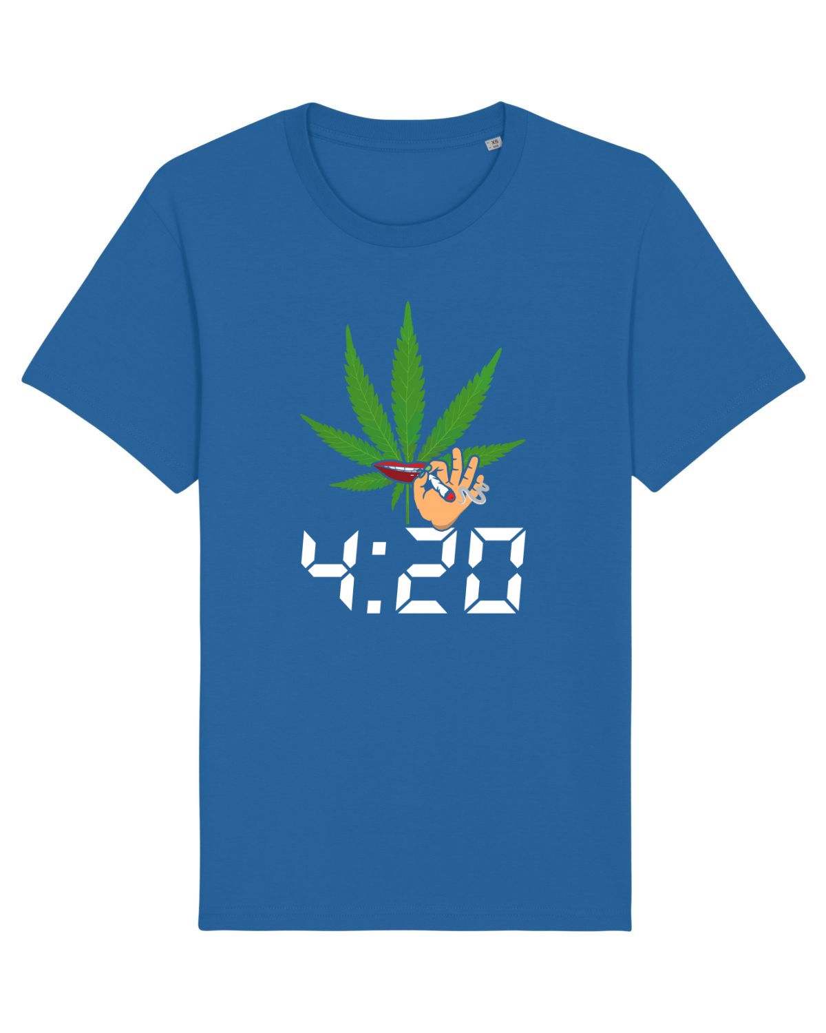 Tricou mânecă scurtă Unisex Rocker Royal Blue