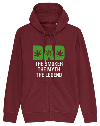 Dad the smoker the myth the legend Burgundy