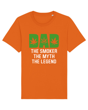 Dad the smoker the myth the legend Bright Orange
