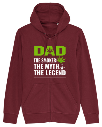 Dad the smoker the myth the legend Burgundy