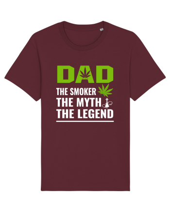 Dad the smoker the myth the legend Burgundy