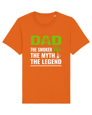 Dad the smoker the myth the legend Bright Orange